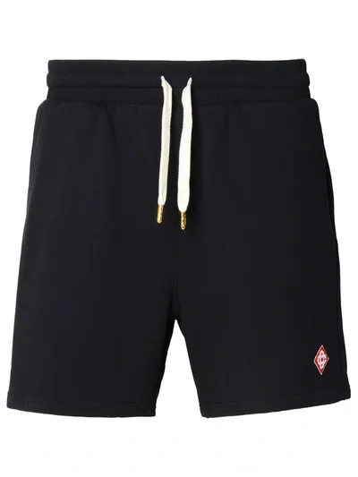 Casablanca Cotton Track Shorts In Black