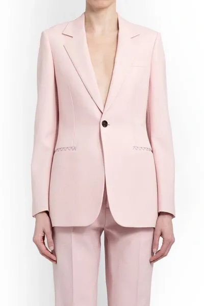 Burberry Blazer  Woman In Pink