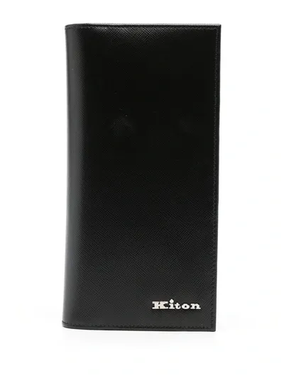 Kiton Portemonnaie Mit Klappe In Black