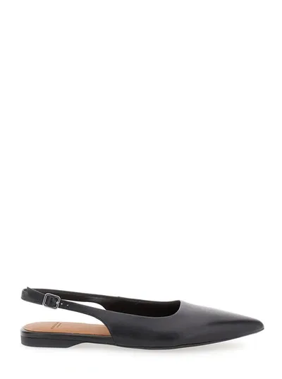 Vagabond Hermine Black Slingbacks