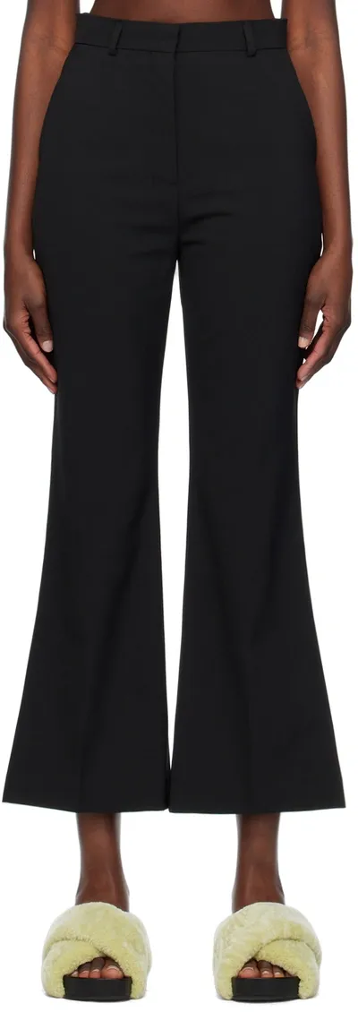 Nanushka Black Felin Trousers