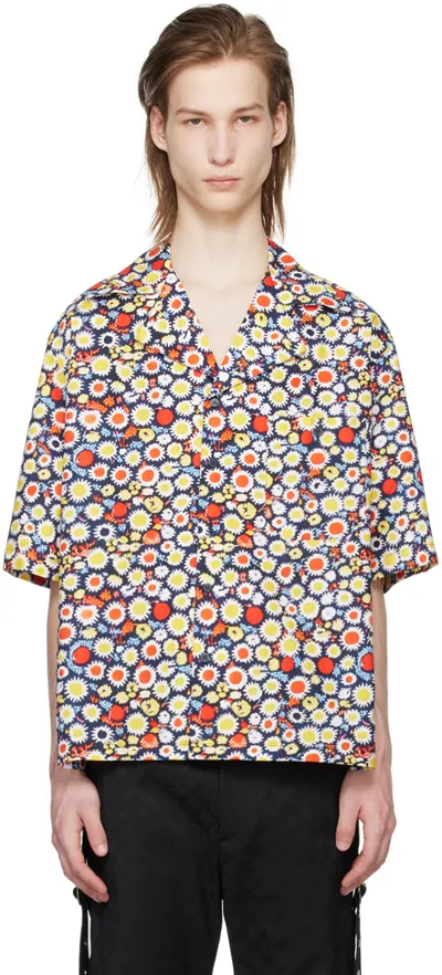 Charles Jeffrey Loverboy Multicolor Floral Shirt In Plflsh