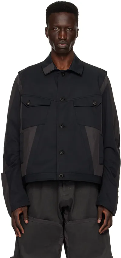 Carnet-archive Black Ruined Jacket