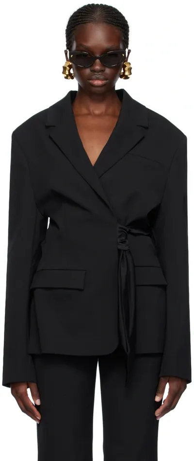 Nanushka Black Marline Blazer