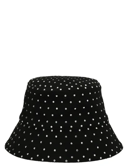 Ruslan Baginskiy Bucket Hat With Rhinestones In Black