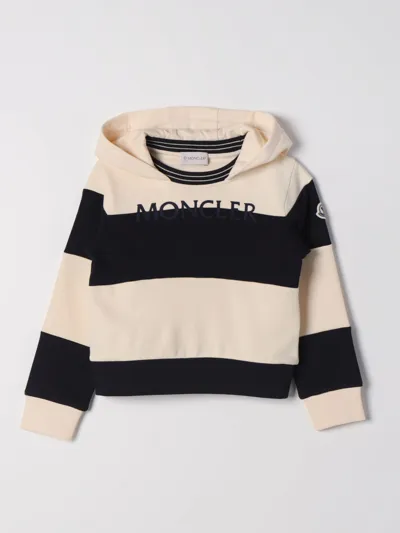 Moncler Sweater  Kids Color Natural In Black