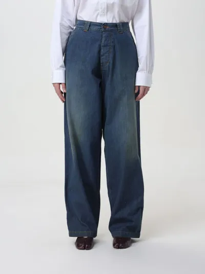 Maison Margiela Jeans  Woman Color Blue