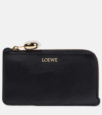 Loewe Kartenetui Aus Leder In Schwarz