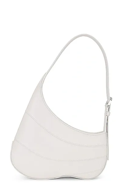 Alaïa Djinn Zipped Hobo Bag In Ivorie