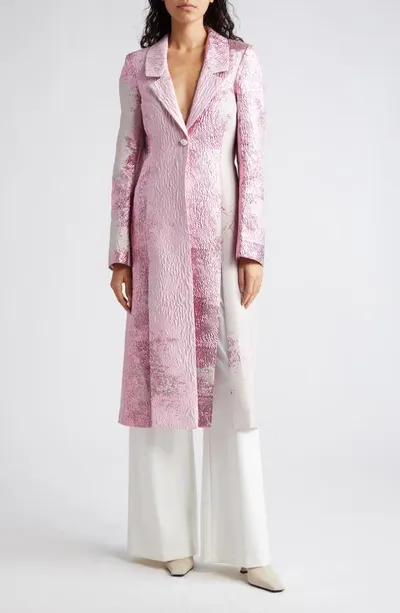 Stine Goya Aneta Single-breasted Coat In Pink