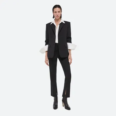 Helmut Lang Virgin Wool Classic Blazer In Black