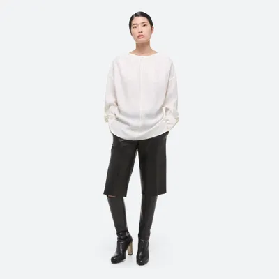 Helmut Lang Drawstring Shirt In Ivory