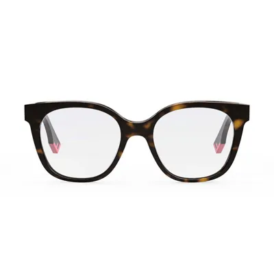 Fendi Square-frame Glasses In 052