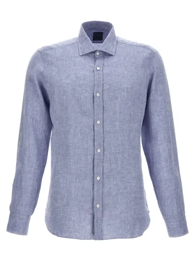 Barba Napoli The Vintage Shirt Shirt In Light Blue