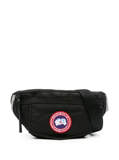 Canada Goose Black Logo Patch Belt Bag