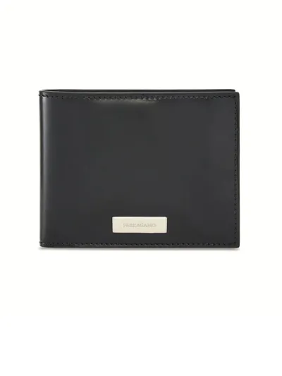 Ferragamo Black Calfskin Leather Wallet