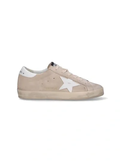 Golden Goose Super Star Sneakers In Beige