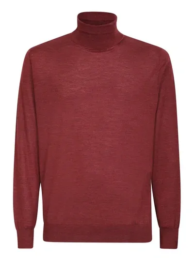 Colombo Wool And Cashmere Sweater In Red