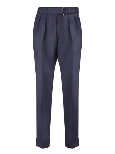 Officine Generale Trousers In Grey