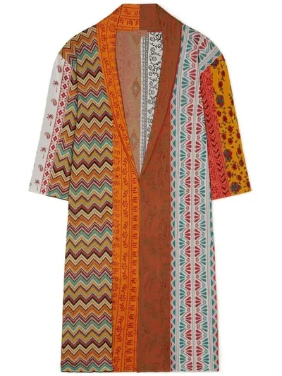 Alanui Scent Of Incense Cardigan Coat In Multicolor