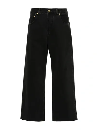 Jacquemus Black Les Sculptures 'le De-nîmes Court' Jeans