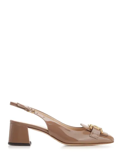 Tod's Kate Patent Slingback In Rose