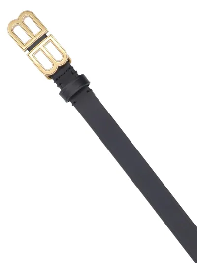 Balenciaga Belt Bb In Black