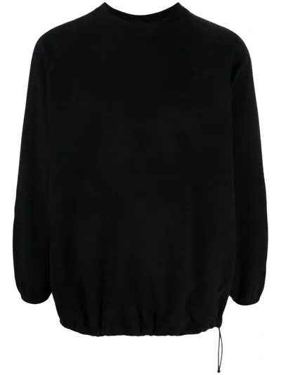 Gramicci Logo Crewneck Sweatshirt In Black