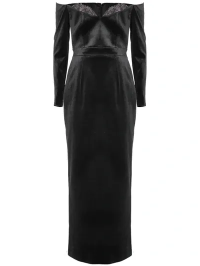 New Arrivals Farah In Panthere Dress In Black