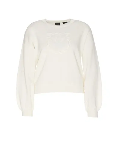 Pinko Acciuga Sweatshirt In White