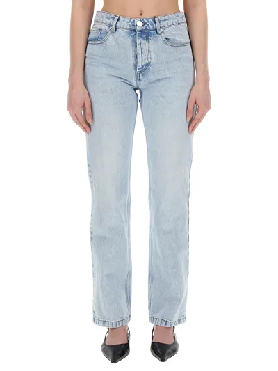 Ami Alexandre Mattiussi Straight Fit Jeans In Denim