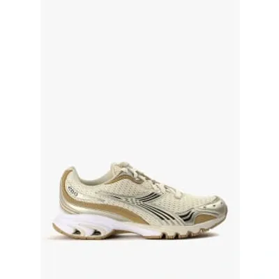 Diadora Propulsion 280 M2 Trainers In Radiant Yellow Antique White In White Fabric