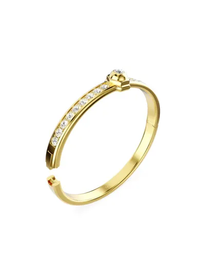 Swarovski Women's Numina Goldtone & Cubic Zirconia Bangle In Yellow Gold