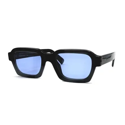 Retrosuperfuture Caro Rectangular Frame Sunglasses In Black