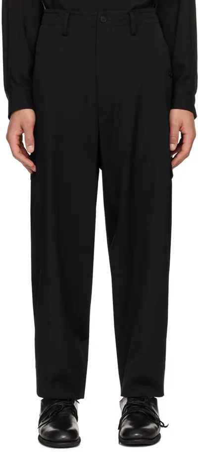 Ys For Men Black Cinch Cargo Pants In 2 Black