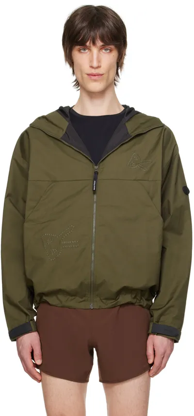 District Vision Khaki Dwr Jacket In Juniper