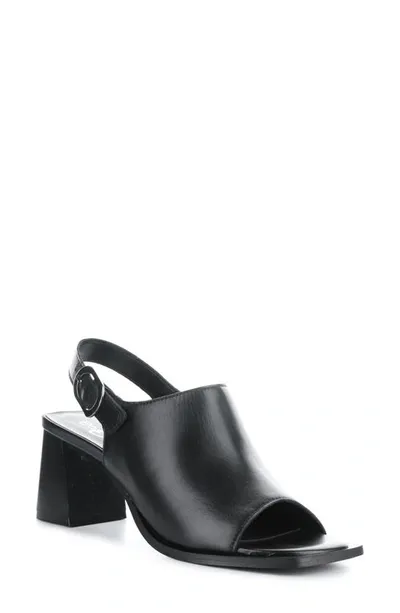 Bos. & Co. Bibi Slingback Sandal In Black Nappa