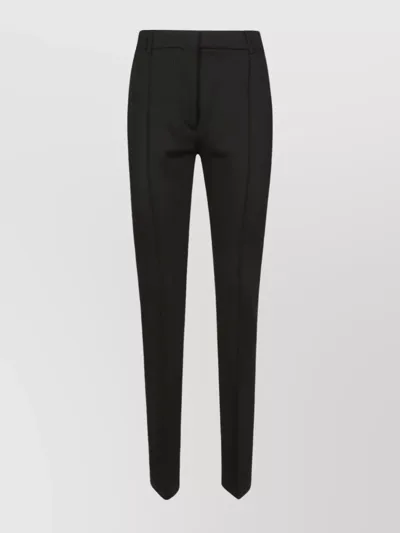 Sportmax Straight Leg Tailored Trousers In Black