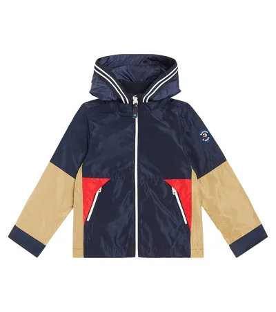 Scotch & Soda Kids' Boy's Water-repellent Jacket With Hood In Night