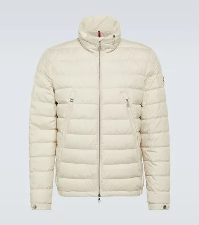 Moncler Alfit Down Jacket In Beige