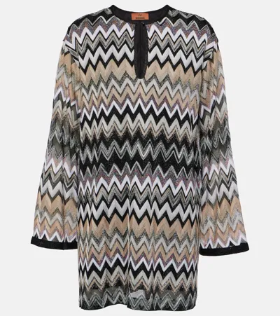 Missoni Zig Zag Tunic In Neutrals