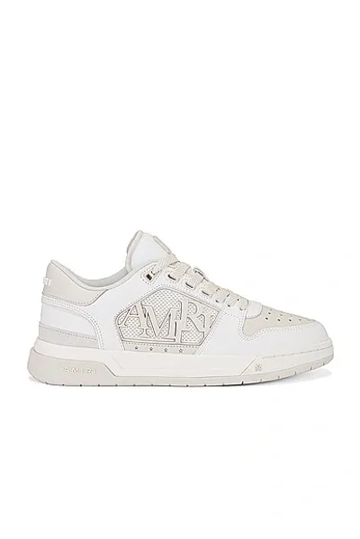 Amiri Classic Logo-appliqué Sneakers In Alabaster