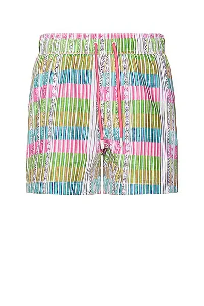 Siedres Ray Drawstring Swim Short In Multi