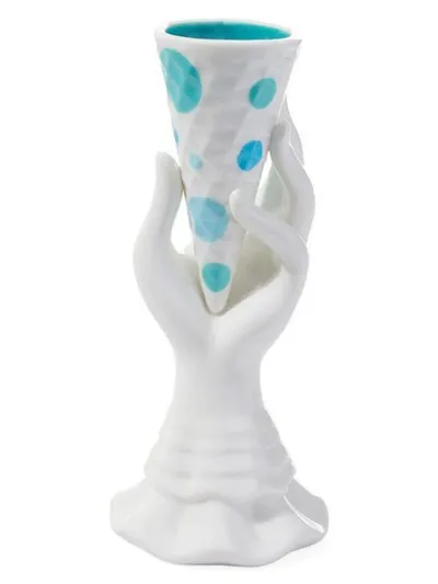 Jonathan Adler Le Pop I-scream Vase - Limited Edition In Blue