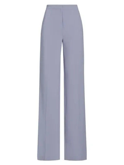 Altuzarra Laski Mid-rise Wide-leg Pants In Eventide