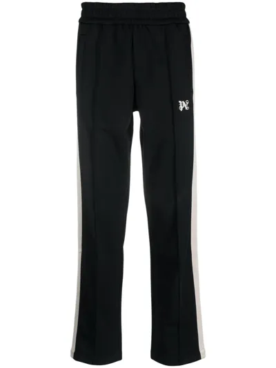 Palm Angels Logo Trousers In Multicolor