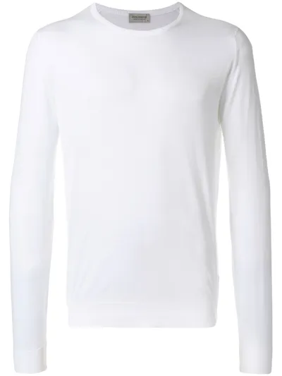 John Smedley Hatfield Pullover In White