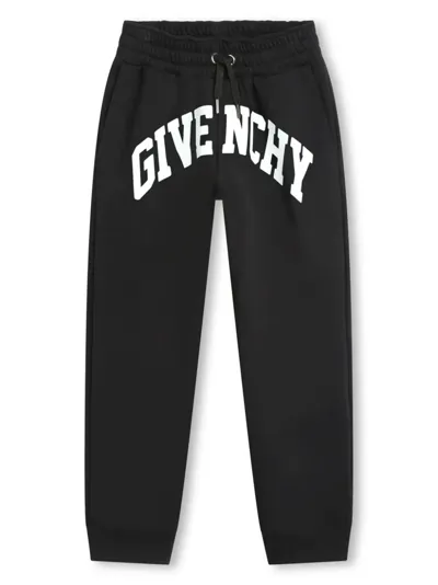 Givenchy Kids' Pantaloni Sportivi Con Logo In Black