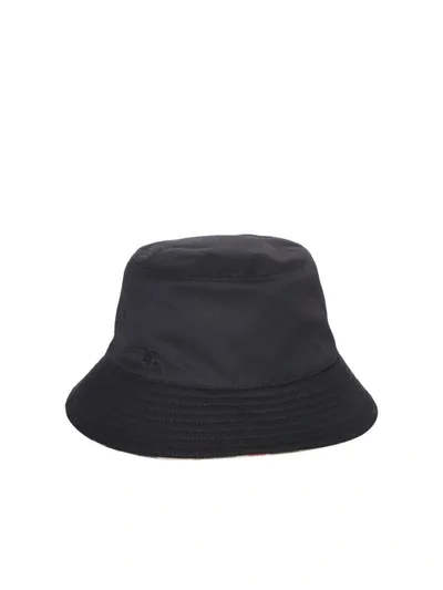 Burberry Check Motif Black Bucket Cap