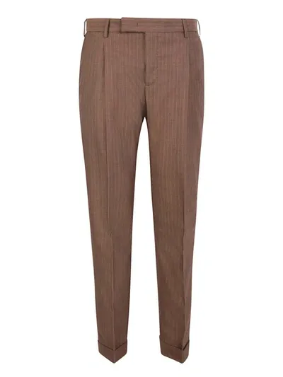 Pt Torino Trousers In Hazel